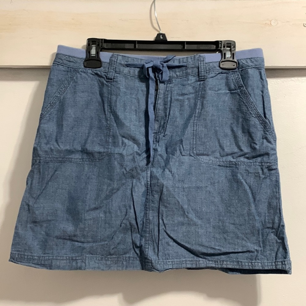 Light Blue Jean like Skort